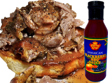 Load image into Gallery viewer, Jamaican Blackberry BBQ Sauce Hot